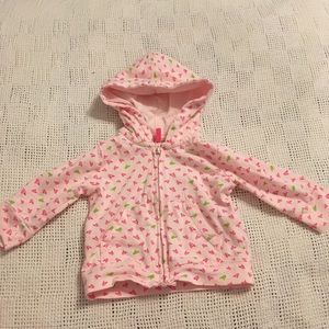 Vitamins Baby 3mo bird print zipper hoodie jacket
